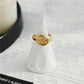 French Wide Version Stainless Steel Gold Plated Ring