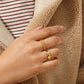 18K gold plated stainless steel body ring women’s fashion jewelry