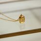 Statement cube pendant necklace diamond effect clavicle jewelry
